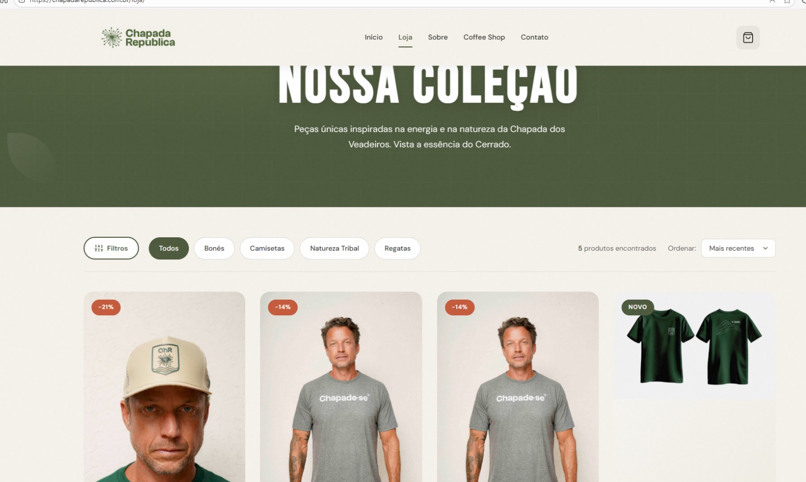 Loja virtual Chapada República